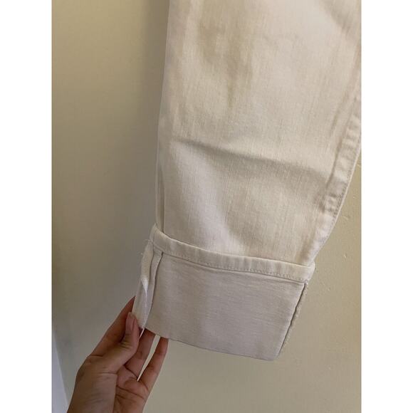 Joe's Jeans Women's 28 Capri White Annie Denim Mid-Rise Cropped Cotton - Picture 6 of 10